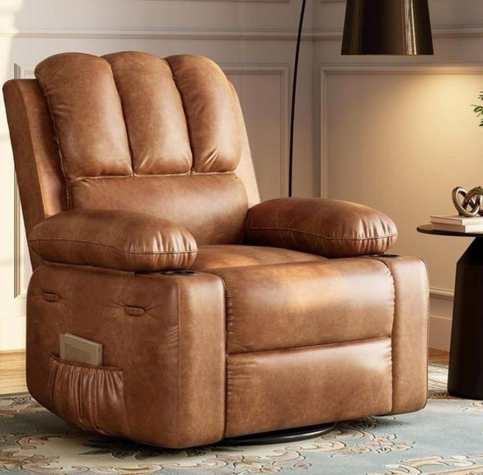 Luxury Leather Recliner - High Back